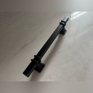 Sleek Black Cabinet Pulls - 15 Pack 5 Inch NIB